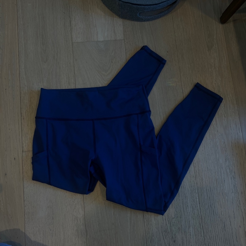 Fabletics Blue PowerHold leggings - L - Picture 2 of 3